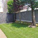 Inner courtyard landscaping