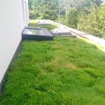 Terasă verde necirculabilă la o casă în Cluj
