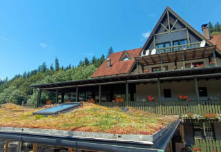 Acoperiș verde ultraușor de doar 70 kg pe mp - Lobogo resort Băile Homorod