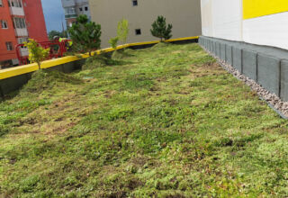 Terasă semiintensivă pe o sală de sport din Sibiu